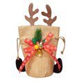 thumbnail image 2 of REK Sac de Poupée de Noël Sac de Veille de Noël Mini Sac de Poupée avec Cordon Sac en Forme de Bonbon de Noël Réutilisable pour Emballage de Fête d'Enfants, 2 of 4