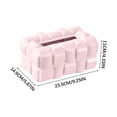 thumbnail image 2 of TIMIFIS Paper Utensils Tissue Box Household Toilet Face Towel Storage Box Wall-Mounted Living Room Coffee Table Desktop Paper Box Kitchen Gadgets, 2 of 4