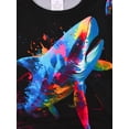 thumbnail image 6 of QEFJNO 3-12Y Kids Boys Pajamas Set 2 PCS Short Sleeve Top and Shorts Pants for Toddler Boys Shark Pjs Summer, 6 of 13