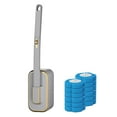thumbnail image 1 of Disposable Toilet Cleaning System Kit With Replaceable Heads And Handle Brush For Efficient Bathroom Sanitization And Hygiene, 1 of 6