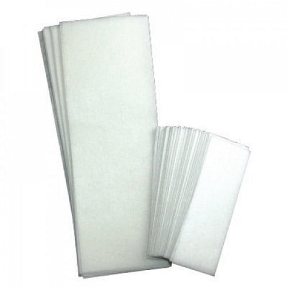 Fantasea Non-Woven Facial & Body Wax Strips. 100 Strips - 50 Small, 50 Large (Pack of 2)