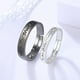 thumbnail image 4 of 2x 2 piezas de anillos de pareja, , romántico, de moda, de aleación, joyería creativa, , adorno para , Valentín, vi Hugo Anillo de pareja con patrón de corazón, 4 of 9
