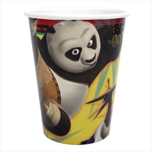 KUNG FU PANDA 9oz PAPER CUPS ~ Birthday Party Supplies Beverage Drinking Po 8 