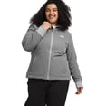 thumbnail image 2 of Chaqueta con capucha THE NORTH FACE Shelbe Raschel de forro polar para mujer, gris, 2 of 3