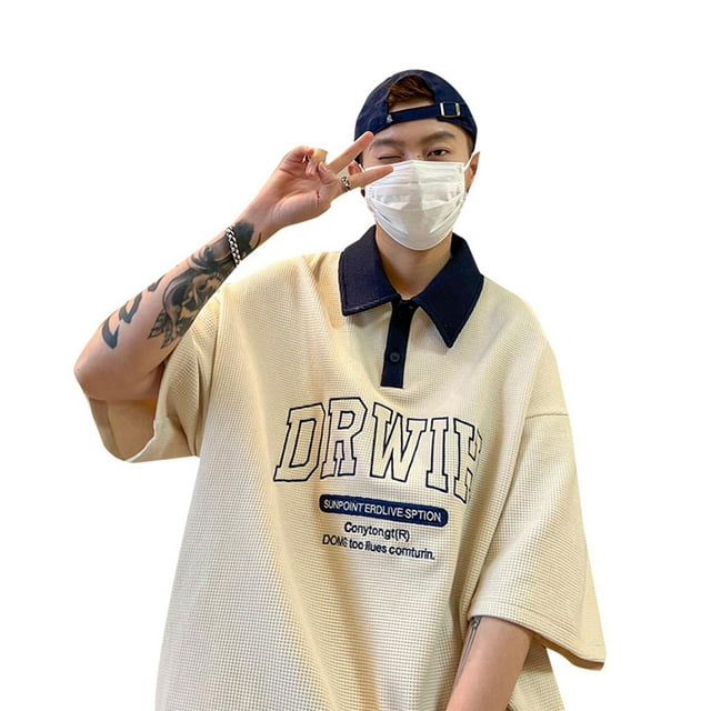 Camiseta holgada de manga corta, camiseta corta para hombre, camiseta para hombre, camiseta de verano para hombre, rendimiento finamente ajustado