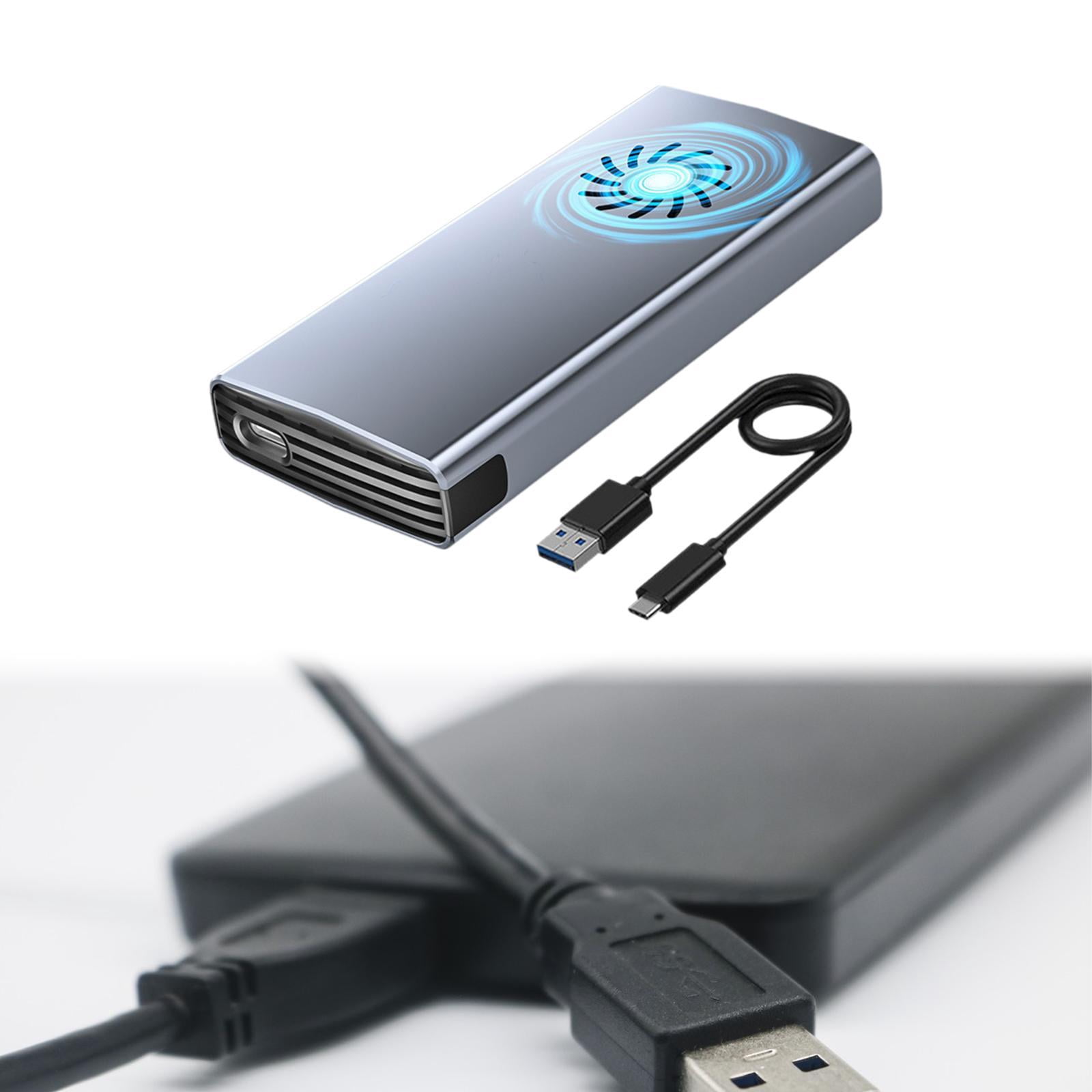 Wzmzjy Hard Drive Enclosure External Hard Drive Case Detachable Plug and Play Practical M15 SSD