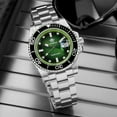 thumbnail image 2 of ADDIESDIVE Men's Watch Dive Watch with Ceramic Bezel, 316L Stainless Steel, Japanese Quartz Movement, 200M Water Resistant, Blue Luminous, Green, 2 of 9