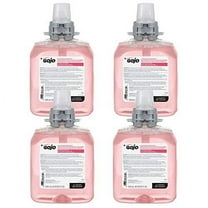 GOJO Luxury Foam Hand Wash Refill for FMX-12 Dispenser Refreshing Cranberry, 1,250 mL, 4/Carton