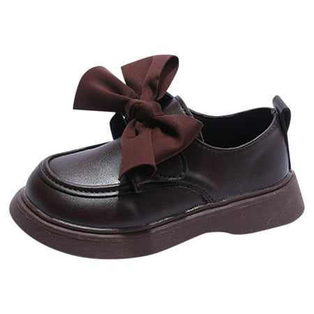 

Quealent Little Kid Girls Sandal Carver Cork Sandals Baby Leather Shoes 112 Year Old Middle School Girls Single Shoe Girls Sandals for Little Girls Brown 13