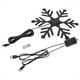 thumbnail image 1 of Forma de copos de nieve 120 millas DVB-T2 DAB/FM Digital Freeview Antena de TV HDTV para interiores (negro), 1 of 8