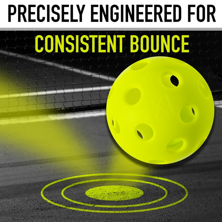 Franklin Sports X-26 Official Indoor Pickleballs - Bulk 100 Pack