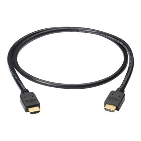 Black Box Corporation VCB-HDMI-005M 16.4 ft. (5.0m) Black Connector on First End:1 x 19-pin HDMI (Type A) Male Audio/Video
Connector on Second End:1 x 19-pin HDMI (Type A) Male Audio/Video Premium Hig