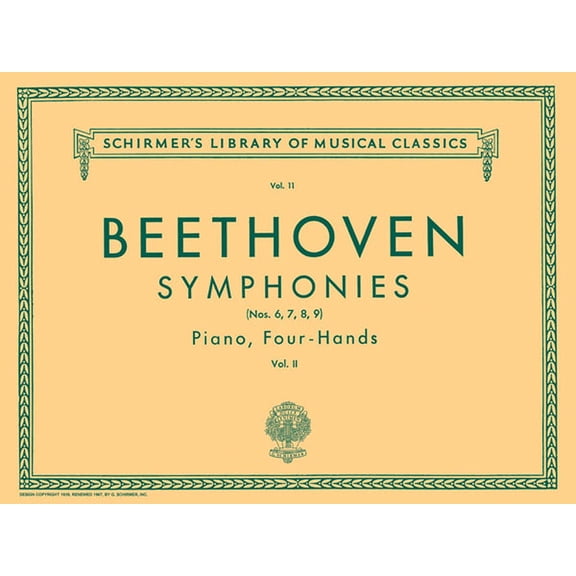 Schirmer's Library of Musical Class Symphonies - Book 2 (6-9): Schirmer Library of Classics Volume 11 Piano Duet, Book 11, (Paperback)