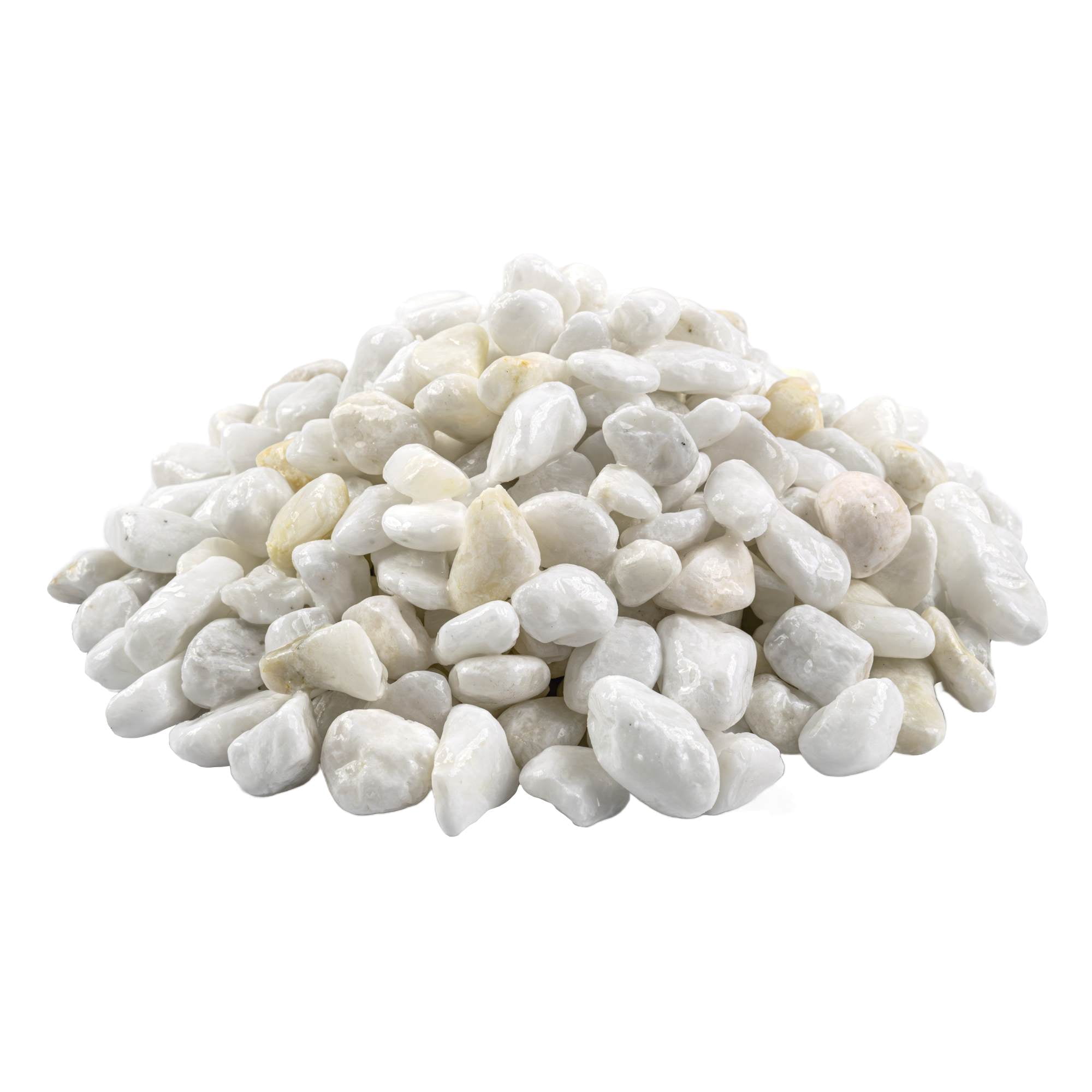 Himalaya White Marble 0.5 cu. ft. per Bag (0.25 in. to 0.75 in.) Natural Bagged Pebbles