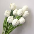 thumbnail image 1 of Ramo de tulipanes tejido a mano, bolsa de material para manualidades, crochet, lana, regalo casero para novias, día de San Valentín, 1 of 6