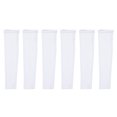 thumbnail image 1 of Mangas de brazo de enfriamiento de 3 pares Protector solar unisex Protector de bloque UV Cubierta de brazo de enfriador Mangas largas para acampar Montañismo Conducción - Tamaño L (Blanco), 1 of 5