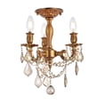 thumbnail image 1 of Elegant Lighting Rosalia 13" 3 Light Royal Crystal Chandelier, 1 of 2