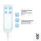 thumbnail image 4 of Cama Hospitalaria Electrica Porta Suero Colchon 3 posiciones, 4 of 8