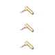 thumbnail image 1 of Enchufe adaptador estéreo Monstrate divisor de auriculares color dorado, 1 of 6