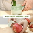 thumbnail image 4 of Cortador de Verduras Eléctrico Portátil 4 en 1, Miniprocesador de Alimentos Inalámbrico con Limpieza de un Solo Toque., 4 of 6