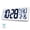 15.0" Atomic Clock with Backlight, variant on 14.9" Atomic Clock Digital Wall or Tabletop Alarm with Day Date Temperature