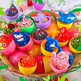 thumbnail image 3 of Huevos de Pascua precargados con forma de beso de mono con juguetes pop de animales marinos, 3 of 6