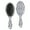 Gray Christmas Tree, variant on Green and Red Christmas Holly Pattern Hair Brush,Girls Detangling Hair Brush,Glide Through Tangles with Ease for Wet & Dry Hair,8.8"X2.8"
