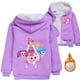 thumbnail image 1 of Tini Ping - Chaquetas cálidas de felpa para niñas Ropa gruesa de invierno Sudadera con capucha y cremallera Disfraz navideño para niños zhangyuxiang LED, 1 of 1