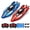 4 Batteries, variant on 2 Pack Remote Control Racing Boat Set, 2.4GHz Dual Motor Water Toy with 4 Rechargeable Batteries, Red and Blue Boats for Kids Boys Girls