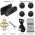 thumbnail image 2 of Tire Pressure Monitor Windowshield Mounting Tire Pressure Monitoring System Wireless Solar TPMS Built-in, 2 of 4
