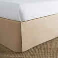 thumbnail image 3 of Today's Home Beige Tailored Cotton Bed Skirt, Twin, 3 of 5