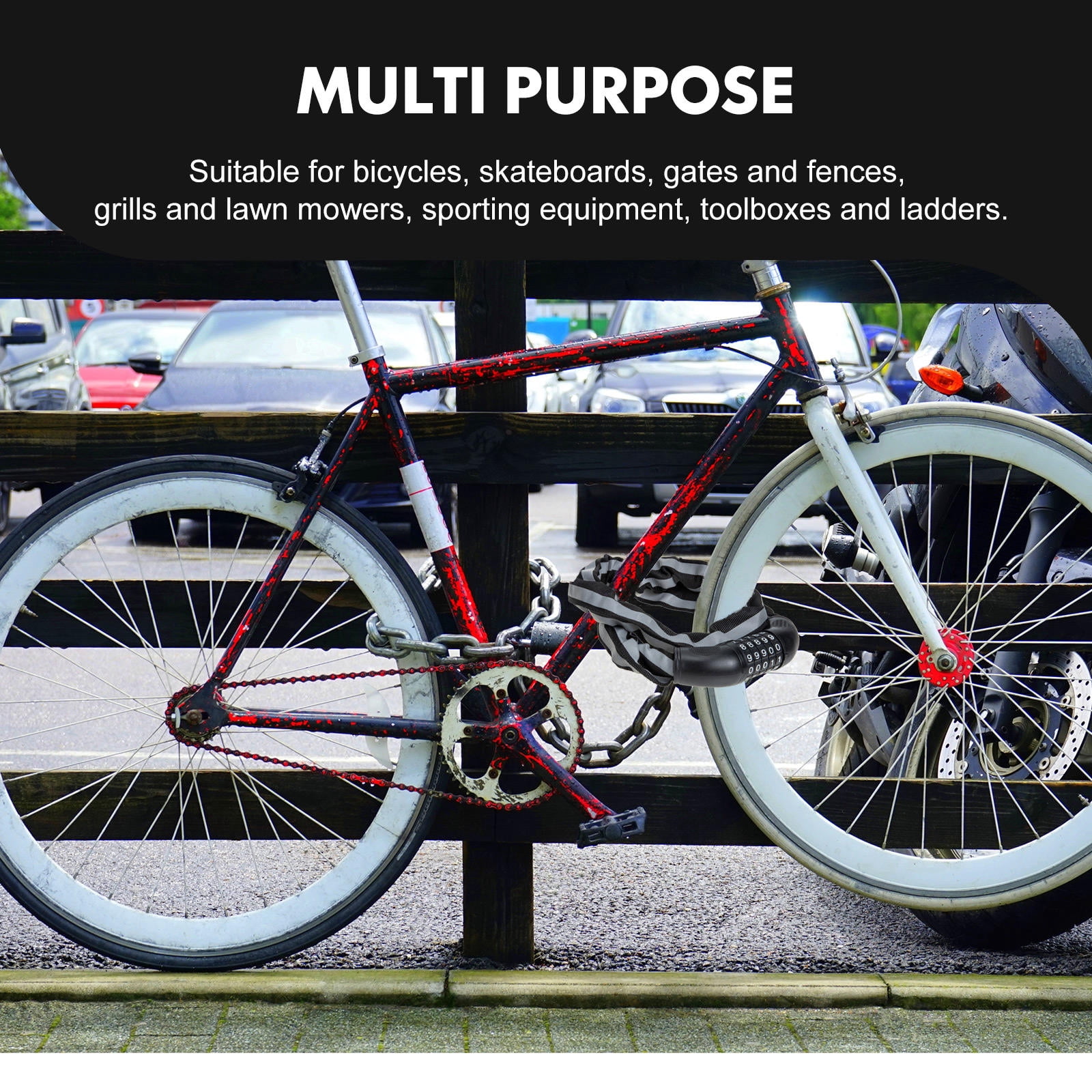 ELAYARD Anti-theft Bike Lock Portable for Sports Gear 1Pack