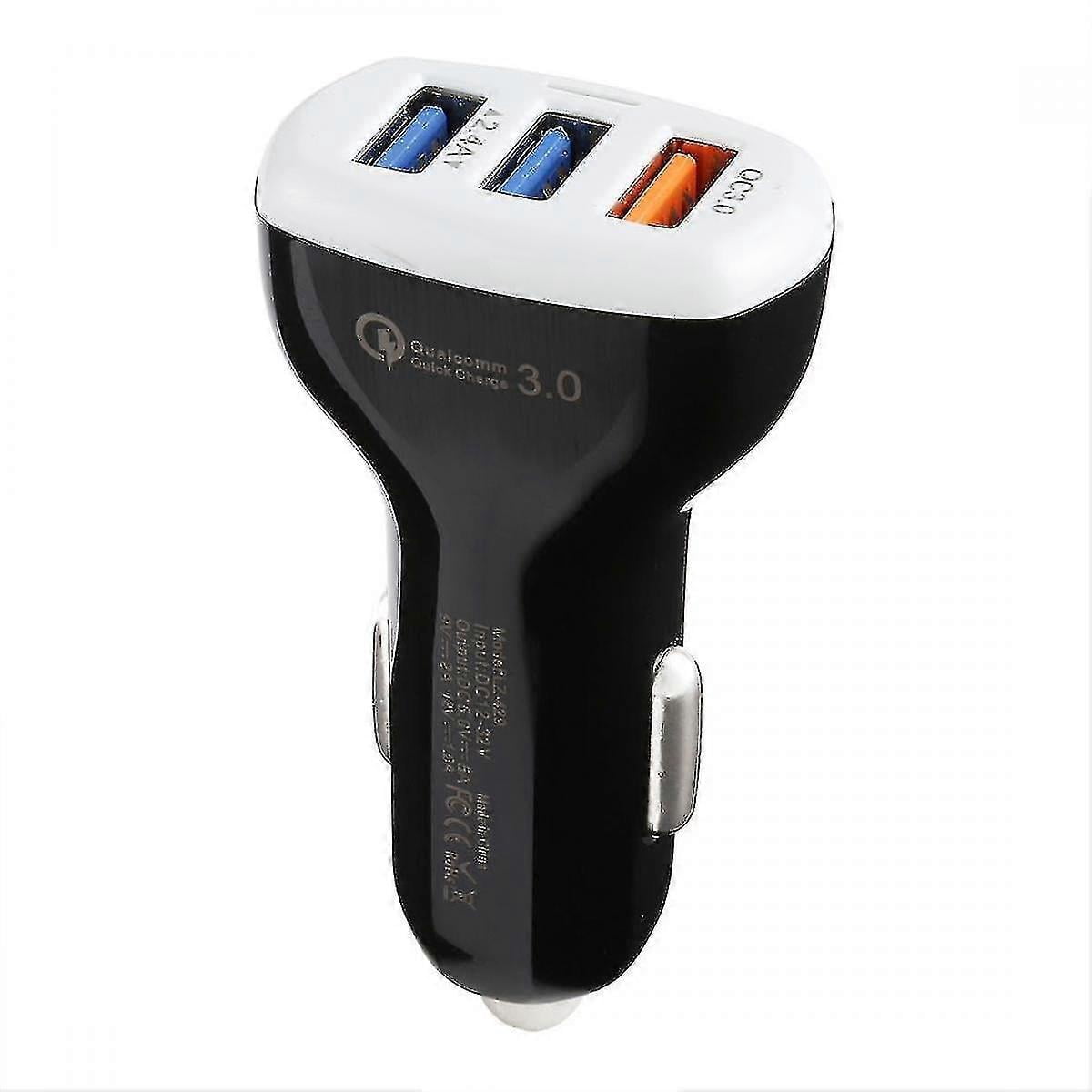 compatible 3 Port Car Charger Usb Adapter, 12v Fast Car Charger Usb Adapter Qc3._Perfect Gift