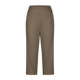 thumbnail image 5 of BILIKEYU Women's Linen Wide-Leg Trousers, Women's Linen Trousers, Linen Trousers for Women, Cotton Linen Trousers for Women, 5 of 7