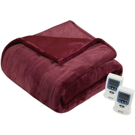 Plush Electric Blanket (King) Red