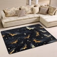 thumbnail image 2 of Bats with Star Area Floor Mats 36" x 24" Soft Non-Slip Large Rugs Nursery Memory Foam Carpets Living Room Doormat for Bedroom Dinning Decor, 2 of 7