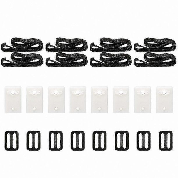 Universal Solar Pool Cover Repair Kit with 8 Straps for Inground Swimming Pools