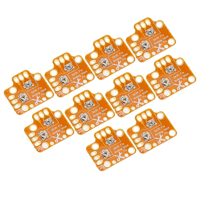 Ccdes Gamepad Joystick Drift Repair Board Gold PCB For PS5 10Pcs Kit