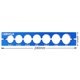 thumbnail image 4 of Abrazadera de horquilla delantera para bicicleta, ligera y portátil, de aleación de aluminio resistente. Azul 22.2 A 30, 4 of 9