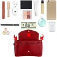 thumbnail image 2 of Women's Genuine Leather Wristlet Handbags Envelope Style Cell Phone Purse Card Holder Clutch Wallet, 2 of 6
