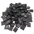 thumbnail image 1 of Flmtop 100 Pcs English Letter Alphabet Wooden Cube Blocks Kids Game Educational Toy, 1 of 7
