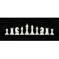 thumbnail image 2 of Reed, Tara 24x12 Black Ornate Wood Framed with Double Matting Museum Art Print Titled - Chess Piece panel black, 2 of 4