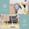 thumbnail image 6 of Yellow Lemon Fruit Slices White Pattern Kitchen Rugs Sets Of 3,Kitchen Runner Rugs Non Skid Washable,Decorative Kitchen Floor Mats for Kitchen,Sink,Laundry,17"x30"+ 17"x47" + 17"x59", 6 of 6