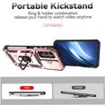 thumbnail image 3 of Estuche GANGXUN para Samsung Galaxy A24 5G, soporte giratorio 360°, estilo mecánico y magnético, 3 of 5
