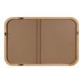 thumbnail image 6 of Kate and Laurel Nordlund Modern Wood Framed Wall Mirror, 23 x 35, Rustic Brown, Chic Rounded Rectangle Mirror for Wall, 6 of 8