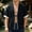 Black, variant on Men's Big and Tall Linen Japanese Kimono Jacket Cardigan Yukata Noragi Casual Fashion Short Sleeves Lightweight Open Front Coat Size 5XL Navy
