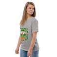 thumbnail image 3 of Good Luck Unisex Organic Cotton Tee Shirt Short Sleeve Crew Neck Variety (Heather Grey, S), 3 of 4