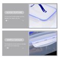 thumbnail image 4 of BRIGHTFUFU Caja de almacenamiento de alimentos, recipiente transparente para almacenamiento de alimentos con asa, 3 uds., 4 of 8