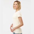 thumbnail image 5 of Tultex Women’s Slim Fit T-Shirt, Women's Short Sleeve Tee, Soft Ring-Spun Cotton Tee, Natural, L, 5 of 5