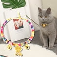 thumbnail image 2 of Cat Bells Collar Neck Strap Teddy Puppy Leash Walking Traction Rope Pet Supply, 2 of 8